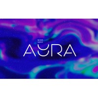 AURA brand space logo, AURA brand space contact details