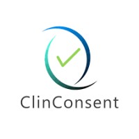 ClinConsent logo, ClinConsent contact details