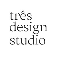 três design logo, três design contact details