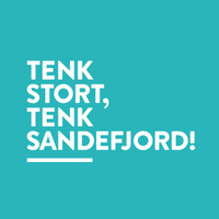 Tenk stort, tenk Sandefjord logo, Tenk stort, tenk Sandefjord contact details