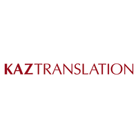 KazTranslation logo, KazTranslation contact details