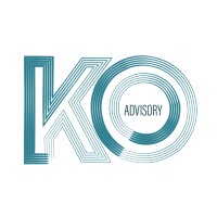 The KO Advisory logo, The KO Advisory contact details