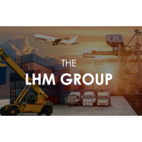 THE LHM GROUP logo, THE LHM GROUP contact details