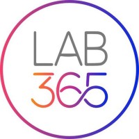 LAB365 logo, LAB365 contact details