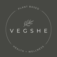 VegShe logo, VegShe contact details