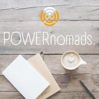 POWERnomads. logo, POWERnomads. contact details