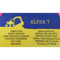 ALPHA 7 DEMOLITION & SALVAGE logo, ALPHA 7 DEMOLITION & SALVAGE contact details