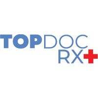 TOPDocRX logo, TOPDocRX contact details