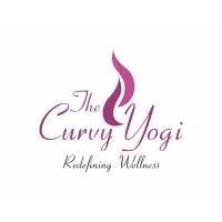 The Curvy Yogi logo, The Curvy Yogi contact details