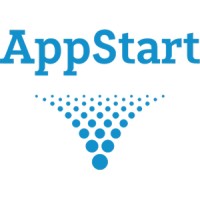 AppStart logo, AppStart contact details