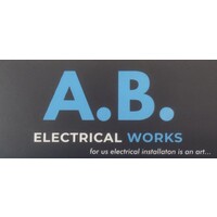 A.B. Electrical works logo, A.B. Electrical works contact details