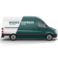 Woods Express logo, Woods Express contact details