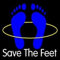 Save the Feet logo, Save the Feet contact details