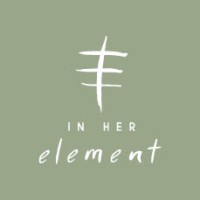 In Her Element logo, In Her Element contact details