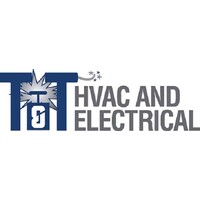 T&T HVAC and Electrical logo, T&T HVAC and Electrical contact details