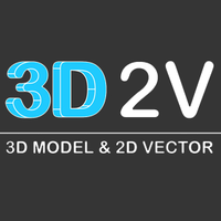 3d2v logo, 3d2v contact details