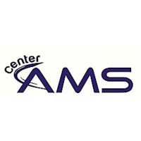 AMS Center logo, AMS Center contact details