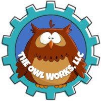 The Owl Works logo, The Owl Works contact details