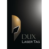 DUX Laser Tag logo, DUX Laser Tag contact details