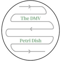 The DMV Petri Dish logo, The DMV Petri Dish contact details