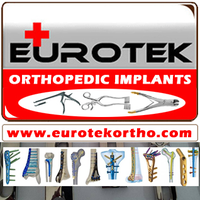 EUROTEK ORTHO SURGICAL. ® logo, EUROTEK ORTHO SURGICAL. ® contact details