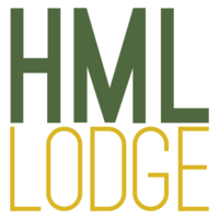 HML Lodge logo, HML Lodge contact details