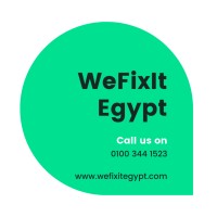 WeFixItEgypt logo, WeFixItEgypt contact details