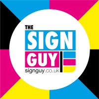 The Sign Guy logo, The Sign Guy contact details