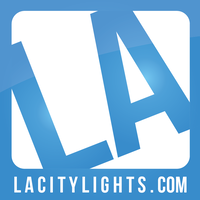 LACityLights logo, LACityLights contact details