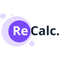 ReCalc logo, ReCalc contact details