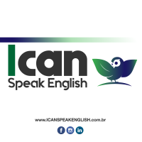 I can speak English logo, I can speak English contact details