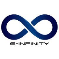 e-Infinity logo, e-Infinity contact details