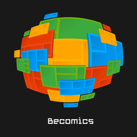 Becomics logo, Becomics contact details