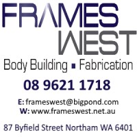 Frameswest logo, Frameswest contact details