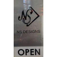 N S Designs logo, N S Designs contact details