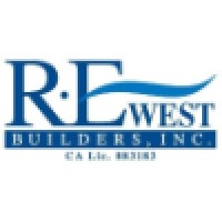 R E West Builders logo, R E West Builders contact details