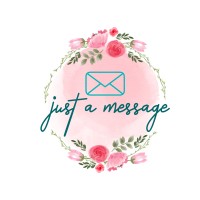 just a message logo, just a message contact details