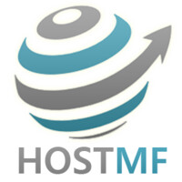 HostMF logo, HostMF contact details