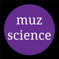 muz.science logo, muz.science contact details