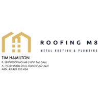 Roofing M8 logo, Roofing M8 contact details