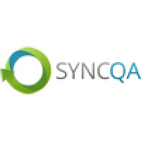 SyncQA logo, SyncQA contact details