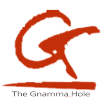 The Gnamma Hole logo, The Gnamma Hole contact details