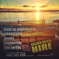 Golden Beach Hire logo, Golden Beach Hire contact details