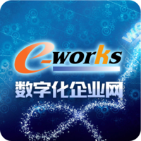 e-works() logo, e-works() contact details