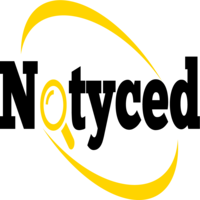 Notyced logo, Notyced contact details