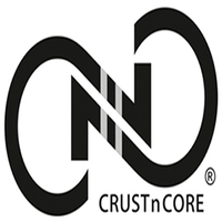 CrustnCore logo, CrustnCore contact details