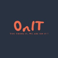 OnIT logo, OnIT contact details