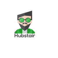 HubStair logo, HubStair contact details