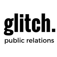 glitch pr logo, glitch pr contact details