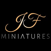 JF Miniatures logo, JF Miniatures contact details